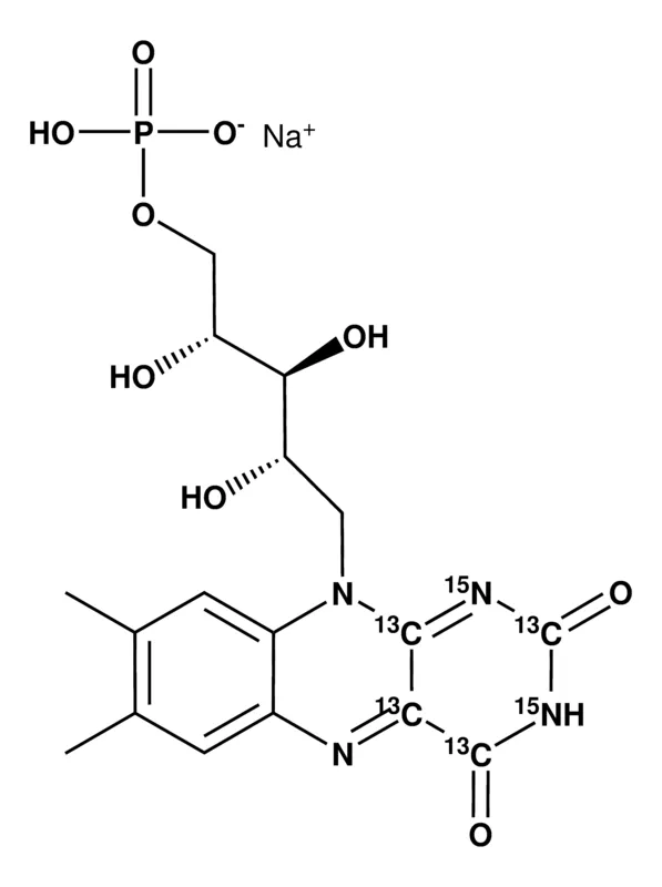 Sigma-Aldrich Riboflavin-(dioxopyrimidine-13C4,15N2) 5′-phosphate sodium salt,≥98原子%,≥90%(CP)