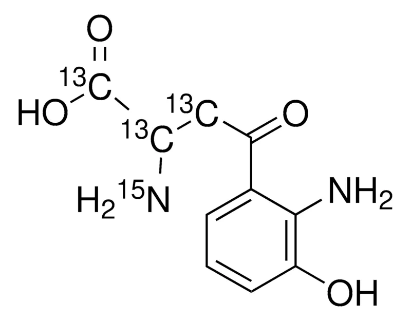 Sigma-Aldrich 3-Hydroxy-DL-kynurenine-(α,β,γ-13C3,α-amino-15N),≥98原子%,≥95%(CP)