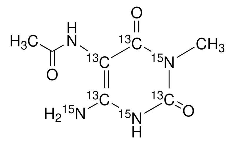 Sigma-Aldrich 5-乙酰氨基-6-氨基-3-甲基尿嘧啶-环-13C4,15N2, 氨基-15N,≥98原子%,≥97%(CP)