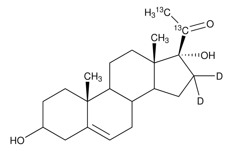 Sigma-Aldrich 17α-羟基孕烯醇酮-20,21-13C2,16,16-d2,≥98原子%,≥98%(CP)