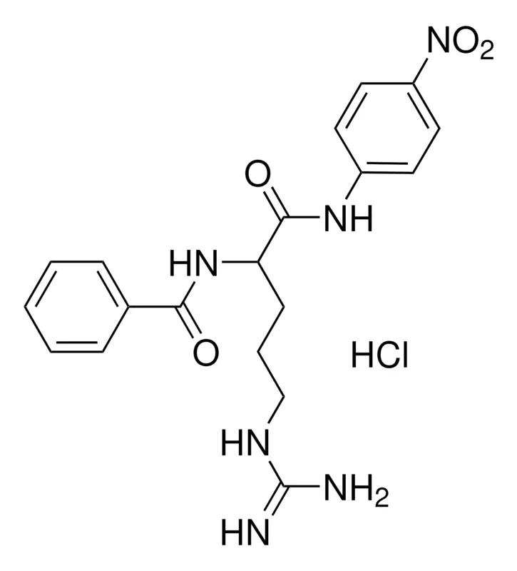 Sigma-Aldrich Nα-苯甲酰-DL-精氨酸 4-基苯酰胺 盐酸盐,胰蛋白酶底物,显色,弹性蛋白酶底物,≥98%,粉末