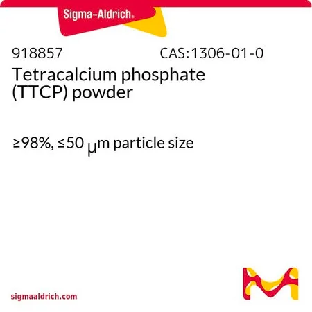 Sigma-Aldrich Tetracalcium phosphate (TTCP) powder，≥98%，粒径≤50 μm
