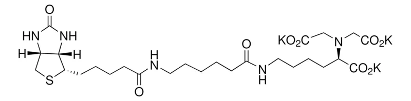 Sigma-Aldrich Nε-(N-(+)-Biotinyl-6-aminohexanoyl)-Nα,Nα-bis(carboxymethyl)-L-lysine 三钾盐,≥98.0%(TLC)