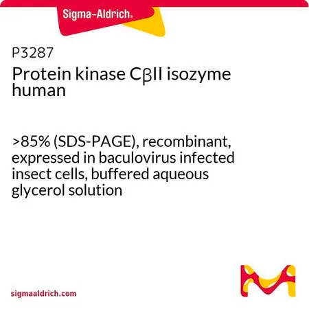 Sigma-Aldrich Protein kinase CβII isozyme human，>85%（SDS-PAGE），重组，在杆状病毒感染的昆虫细胞中表达，甘油缓冲水溶液