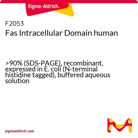 Sigma-Aldrich Fas Intracellular Domain human，>90%（SDS-PAGE），重组，在大肠杆菌中表达（N-末端组氨酸标记），缓冲水溶液