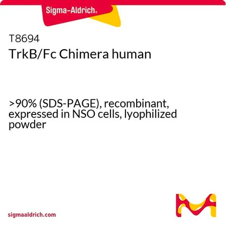 Sigma-Aldrich TrkB/Fc Chimera human,>90%(SDS-PAGE),重组,在NSO细胞中表达,冻干粉