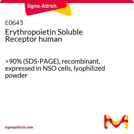 Sigma-Aldrich Erythropoietin Soluble Receptor human,>90%(SDS-PAGE),冻干粉末,人重组体,在NSO细胞中表达
