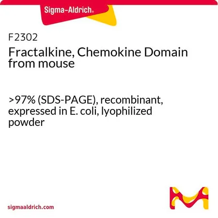 Sigma-Aldrich Fractalkine, Chemokine Domain from mouse,>97%(SDS-PAGE),冻干粉,小鼠重组体,在大肠杆菌中表达