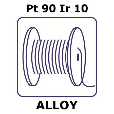 Sigma-Aldrich Platinum-iridium alloy, Pt90Ir10,0.05m钢丝,直径0.5mm,如图所示