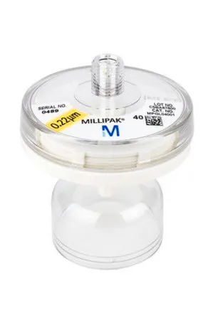 默克密理博Milli-Q Millipak®过滤器，0.22μm膜过滤器，用于在分配点去除细菌和微粒。适用于Alpha-Q和Milli-Q® Academic / Biocel / Element / Synthesis / Plus / Gradient系统。