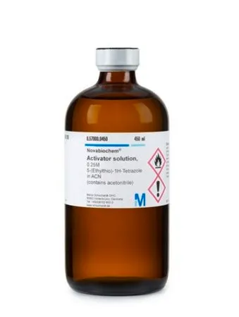 默克 Activator solution for DNA Synthesis，0.25M 5-（乙硫基）-1H-四唑的MeCN溶液，Novabiochem®