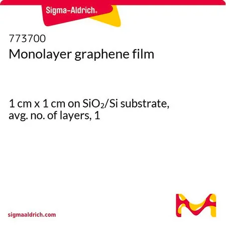 Sigma-Aldrich 单层石墨烯薄膜,SiO2/Si基板上1 cm x 1 cm,平均层数,1