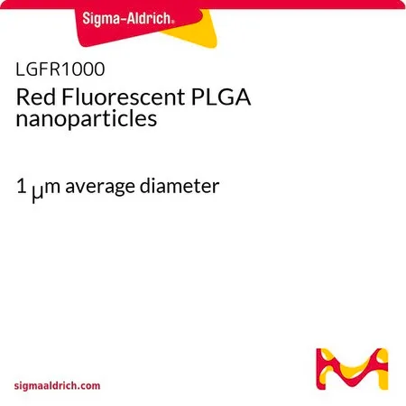 Sigma-Aldrich Red Fluorescent PLGA nanoparticles，1 μm平均直径