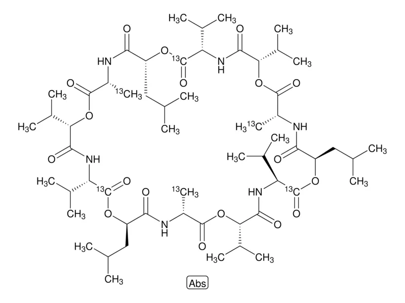默克Supelco Cereulide-13C6 (cyclo[-Val-1-13C-D-O-Leu-D-Ala-3-13C-O-Val-]3) solution，乙腈中10 μg/g，经认证的参比物质，TraceCERT®，生产商：Sigma-Aldrich Production GmbH，瑞士