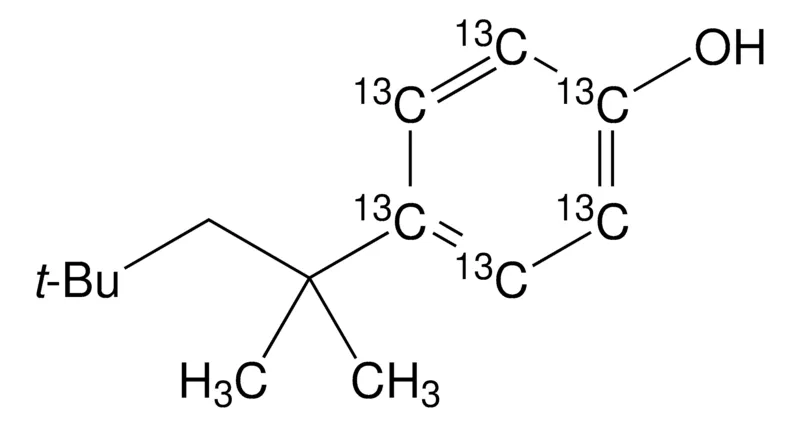 默克Supelco 4-tert-Octylphenol-ring-13C6 溶液,10 μg/mL丙酮溶液,分析标准品
