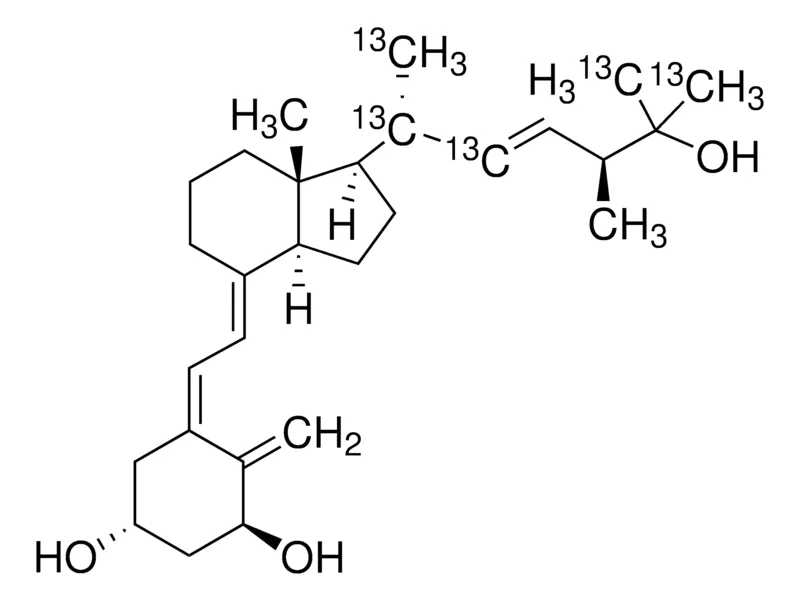 Sigma-Aldrich 1α,25-Dihydroxyvitamin D2-(20,21,22,26,27-13C5) solution,10 μg/mL乙醇溶液,≥98原子% 13 C,≥95%(CP)