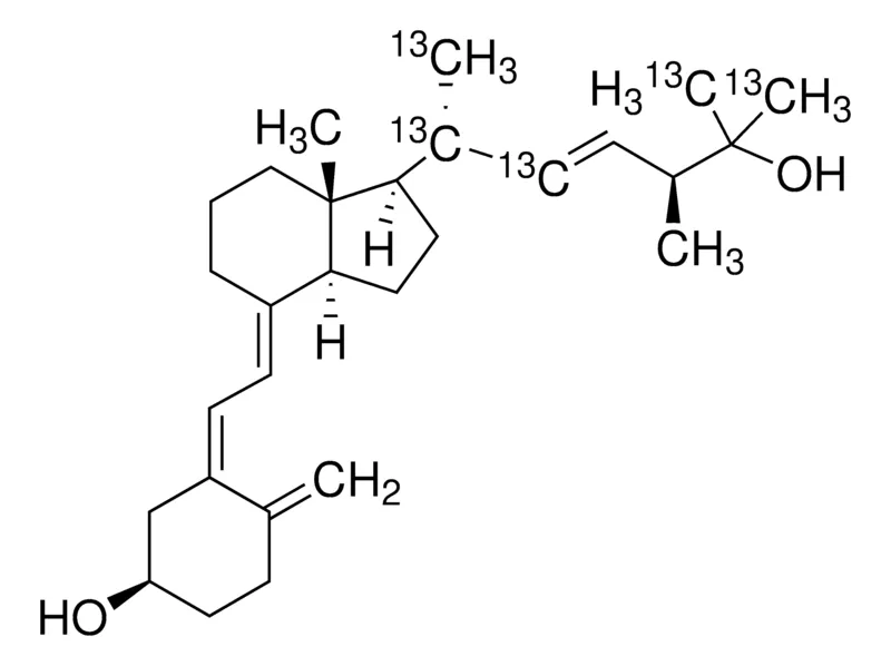 Sigma-Aldrich 3-epi-25-Hydroxyvitamin D2-(20,21,22,26,27-13C5) solution,10 μg/mL乙醇溶液,≥98原子% 13 C,≥95%(CP)