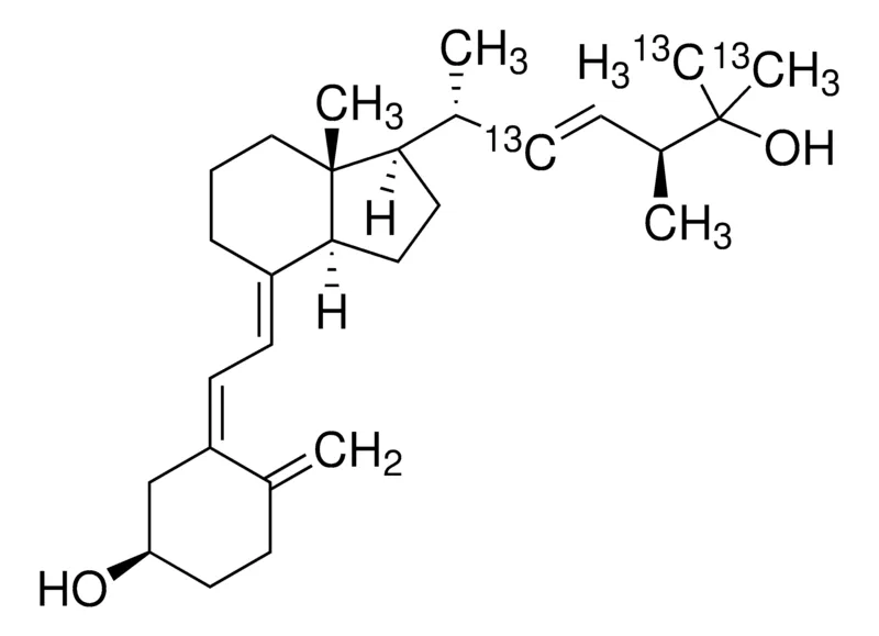 Sigma-Aldrich 3-epi-25-Hydroxyvitamin D2-(22,26,27-13C3) solution,10 μg/mL乙醇溶液,≥98原子% 13 C,≥95%(CP)