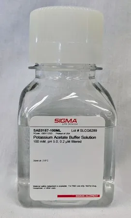 Sigma-Aldrich Potassium Acetate Buffer Solution,100 mM,pH 5.0,0.2 μM过滤