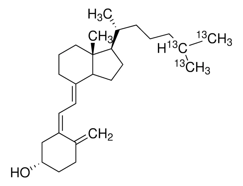 Sigma-Aldrich Vitamin D3-25,26,27-13C3 solution,100 μg/mL乙醇溶液,≥98原子% 13 C,≥97%(CP)