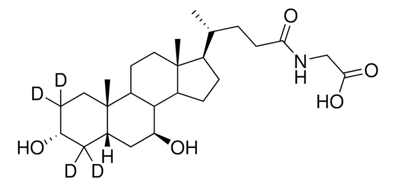 Sigma-Aldrich Glycoursodeoxycholic-2,2,4,4-d4 acid solution，100 μg/mL甲醇溶液，≥98原子% D，≥97%（CP）