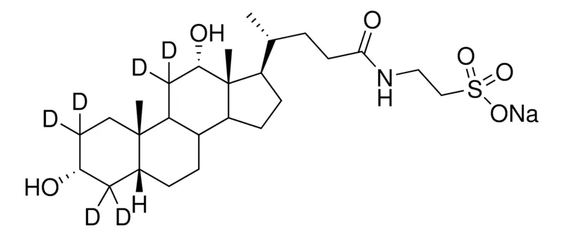 Sigma-Aldrich Sodium taurodeoxycholate-2,2,3,3,11,11-d6 solution,100 μg/mL甲醇溶液,≥98原子% D,≥98%(CP)