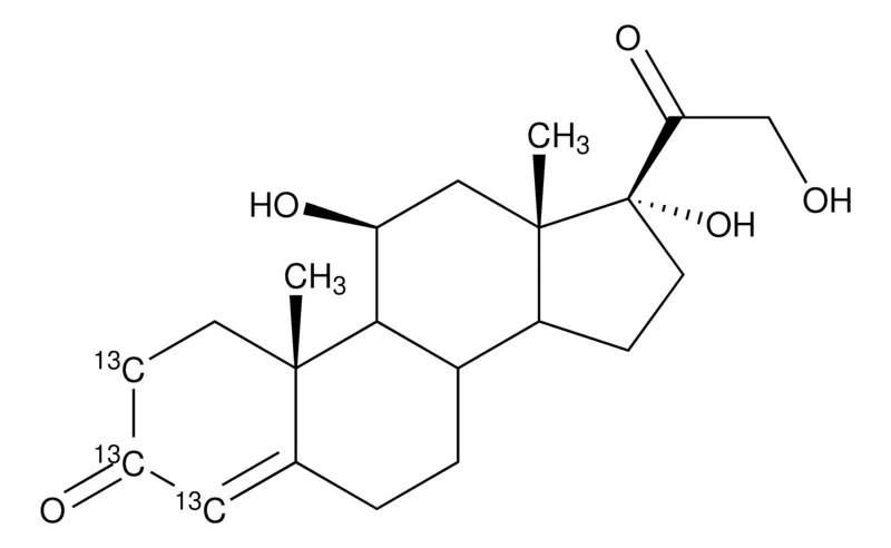 Sigma-Aldrich 氢化可的松-2,3,4-13C3 溶液,100 μg/mL甲醇溶液,99原子% 13 C,98%(CP)