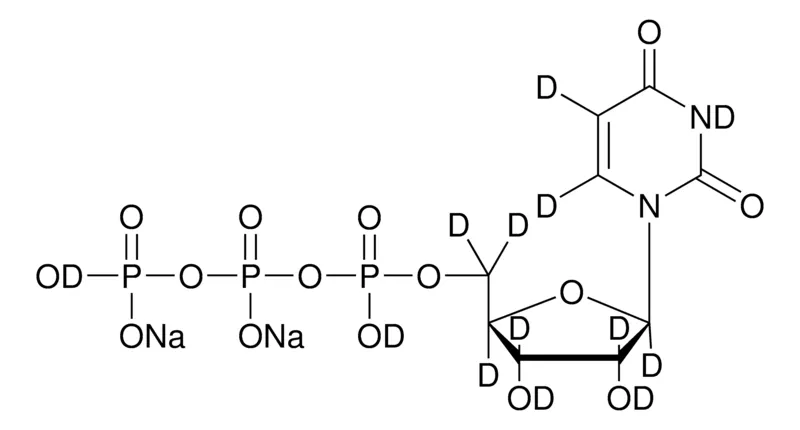 Sigma-Aldrich Uridine-d13 5′-triphosphate disodium salt solution，100 mM（在5 mM Tris /D2 O中），≥98原子% D，≥95%（CP）