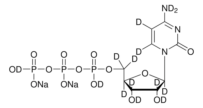 Sigma-Aldrich Cytidine-d14 5′-triphosphate disodium salt solution，100 mM（在5 mM Tris /D2 O中），≥98原子% D，≥95%（CP）
