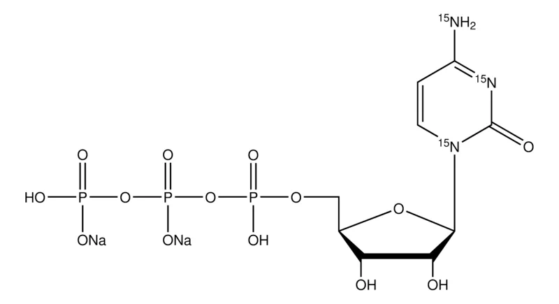 Sigma-Aldrich 5′-三磷酸胞苷-15N3 钠盐 溶液，100 mM（溶于5 mM Tris HCl / H2O），≥98 atom % 15 N，≥95%（CP）