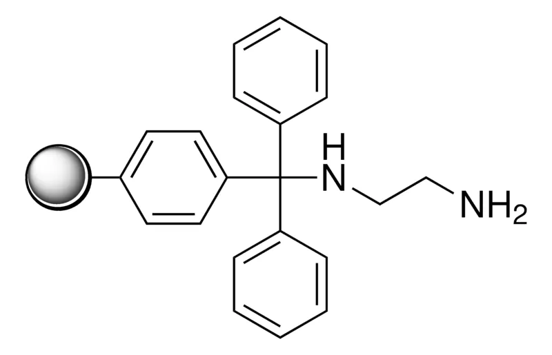 Sigma-Aldrich 1,2-二氨基乙烷三苯甲基，聚合物键合型，100-200目，标记程度：1.2-1.7 mmol/g上样量，1%交联