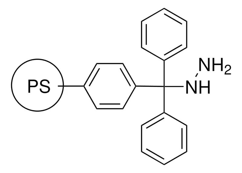 Sigma-Aldrich 三苯甲基肼，聚合物键合型，100-200目，标记程度：1.2- 1.7mmol/g上样量，1%与二乙烯基苯交联