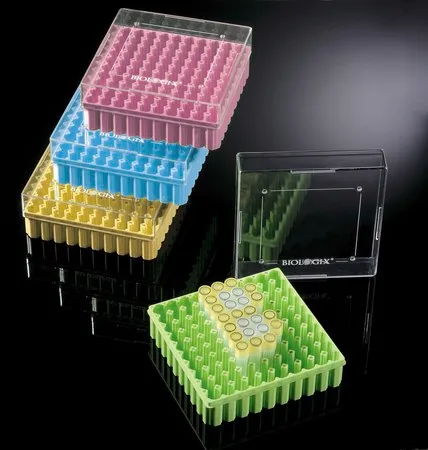 Sigma-Aldrich Polycarbonate freezer boxes, assorted colors,100位、2英寸、编号网格