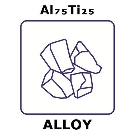 Sigma-Aldrich Aluminum-titanium alloy, Al75Ti25，100 g块状物，最大块状物尺寸为100 mm