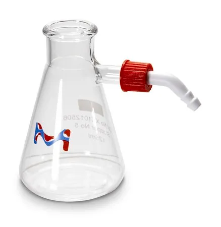 默克密理博 Millipore Vacuum Filtering Side-Arm Flask，125 mL，带快速真空断开装置的螺纹侧臂