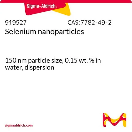 Sigma-Aldrich Selenium nanoparticles,150 nm粒度,0.15重量%,在水中,分散体