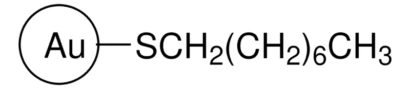 Sigma-Aldrich 正辛硫醇官能化金纳米粒子,2-4 nm平均粒径(TEM),辛烷乙基醚官能化,2%(w/v)甲苯溶液
