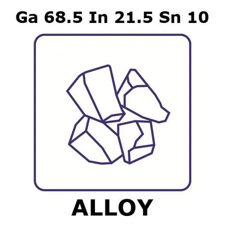 Sigma-Aldrich 镓铟锡合金,Ga68.5In21.5Sn10,250克块状,最大块状尺寸为100毫米,在室温下为液体