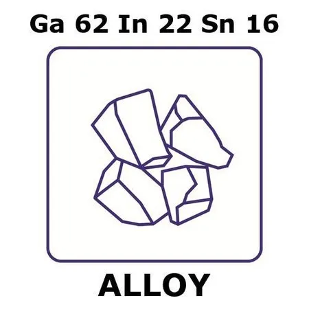 Sigma-Aldrich Gallium-indium-tin alloy, Ga62In22Sn16，250克块状，最大块状尺寸为100毫米，在室温下为液体