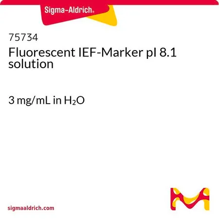 Sigma-Aldrich Fluorescent IEF-Marker pI 8.1 solution,3 mg/mL水溶液