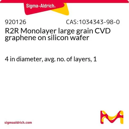 Sigma-Aldrich R2R Monolayer large grain CVD graphene on silicon wafer,直径4,CVD硅片,大颗粒,平均层数,1