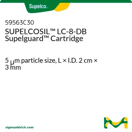 默克Supelco SUPELCOSIL™ LC-8-DB Supelguard 柱芯，长×内径2 cm × 3 mm Supelguard保护套筒包装，2件，使用时需要保护套筒保持器