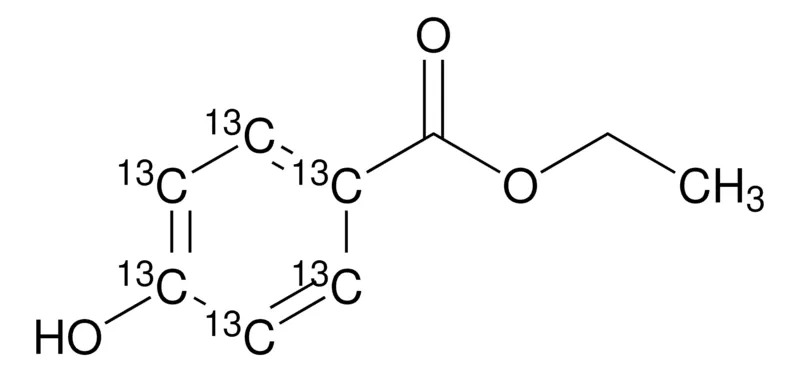 默克Supelco 4-羟基苯甲酸乙酯-环-13C 溶液,50 μg/mL丙酮溶液,分析标准品