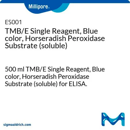 默克密理博 TMB/E单一试剂,蓝色,辣根过氧化物酶底物(可溶性),500 ml TMB/E单一试剂,蓝色,辣根过氧化物酶底物(可溶性),用于ELISA。