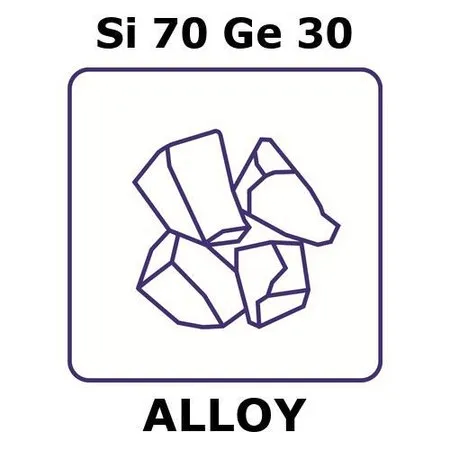 Sigma-Aldrich Silicon-germanium alloy, Si70Ge30，50 g块状，最大50 mm块状尺寸，碎锭