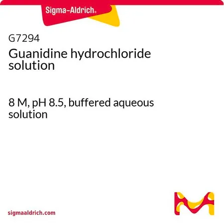 Sigma-Aldrich 盐酸胍 溶液，8 M，pH 8.5，缓冲水溶液