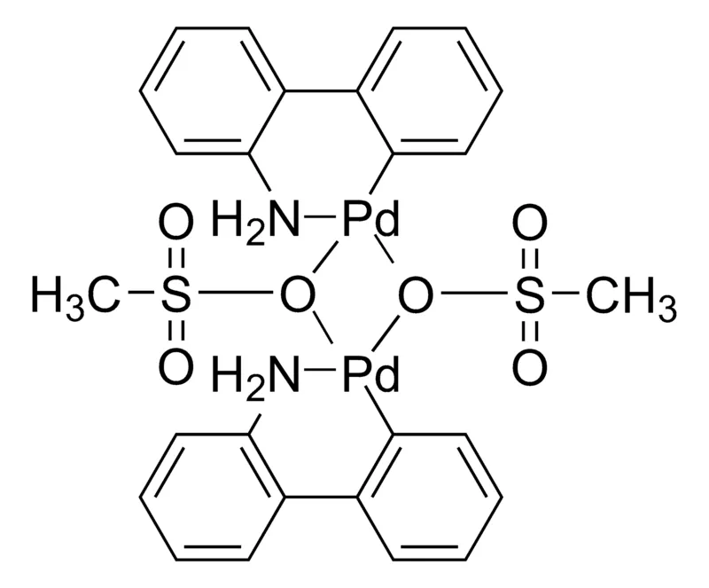 Sigma-Aldrich Di-μ-mesylbis[2′-(amino-N)[1,1′-biphenyl]-2-yl-C]dipalladium(II)，95%，固体