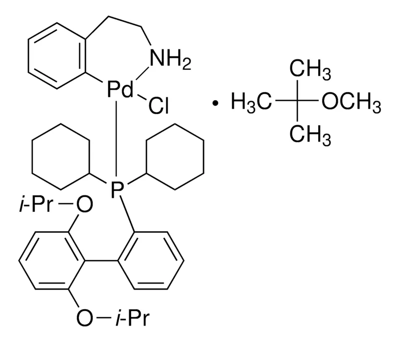 Sigma-Aldrich 氯-（2-二环己基膦-2′,6′-双异丙氧基-1,1′-联苯） [2-（2-氨乙基）苯基] 钯 (Ⅱ)-甲基--叔 -丁醚加合物，95%，固体