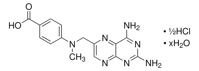 Sigma-Aldrich 4-[N-(2,4-二氨基-6-蝶啶甲基)-N-甲氨基]苯甲酸 半盐酸盐 水合物，百分之九十五