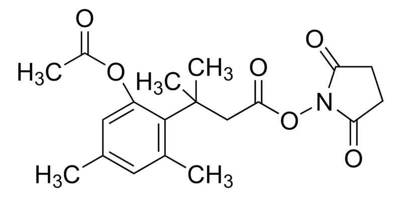 Sigma-Aldrich 3-(2-Acetoxy-4,6-dimethylphenyl)-3-methylbutyric acid N-succinimidyl ester，百分之九十五